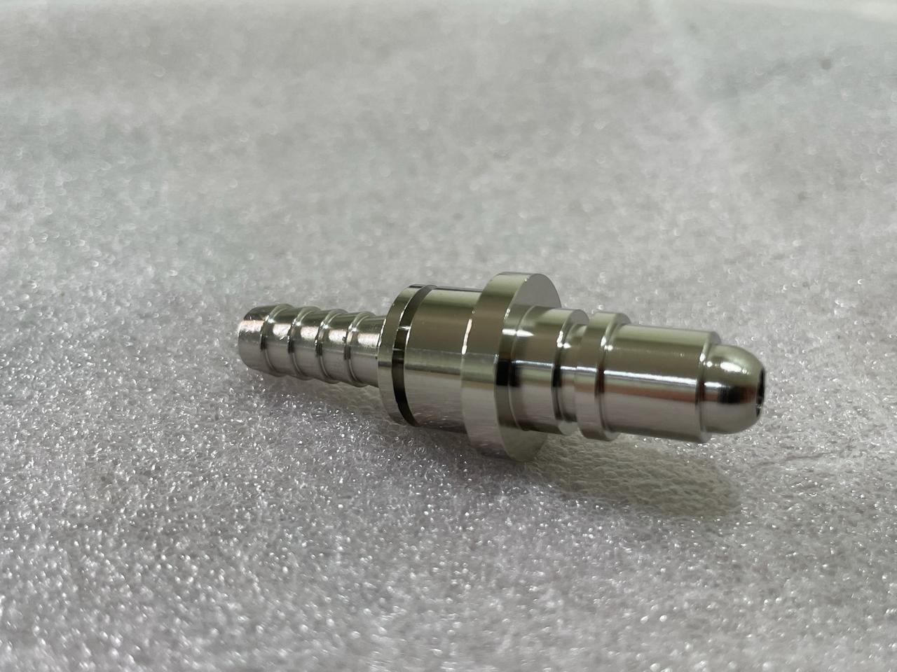 Niquelagem eletrolítica — Conector usinado